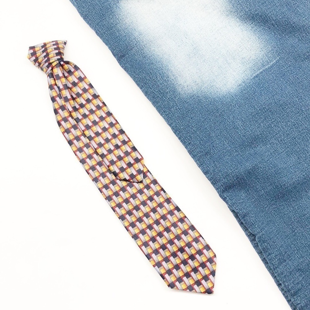 Little boy printed clip on tie